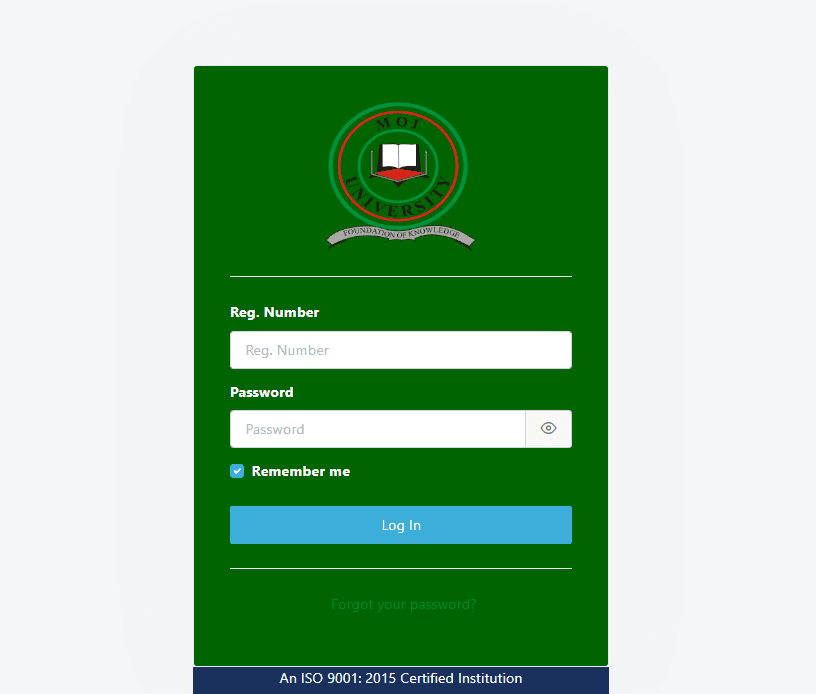 Moi University Student Portal