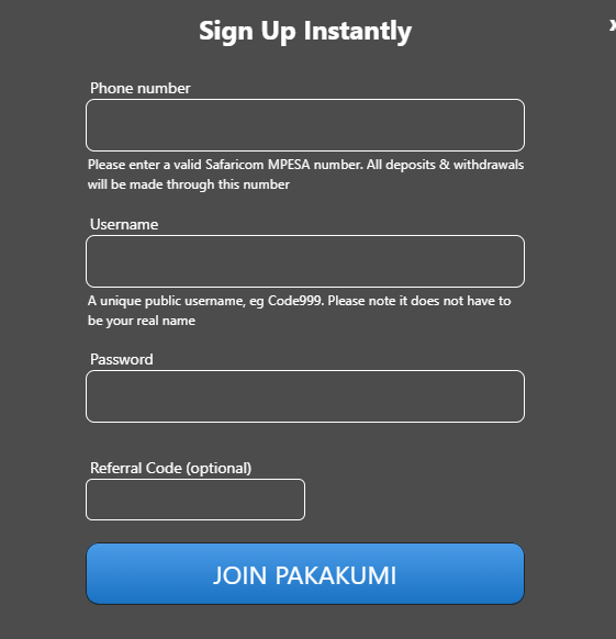 Pakakumi Register Online – Start Playing Today!