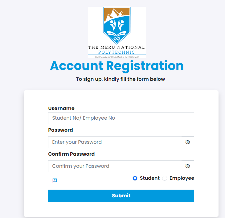 Mnp Student Portal Login | Meru National Polytechnic Guide