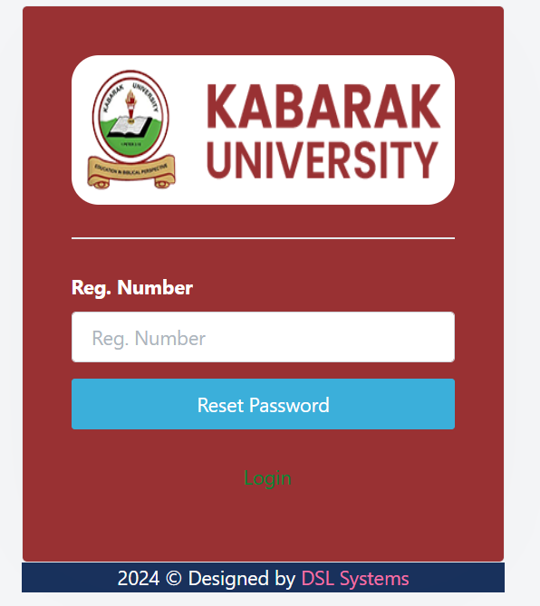 Kabarak Student Portal
