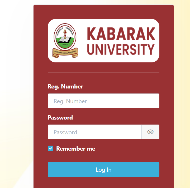 Kabarak Student Portal