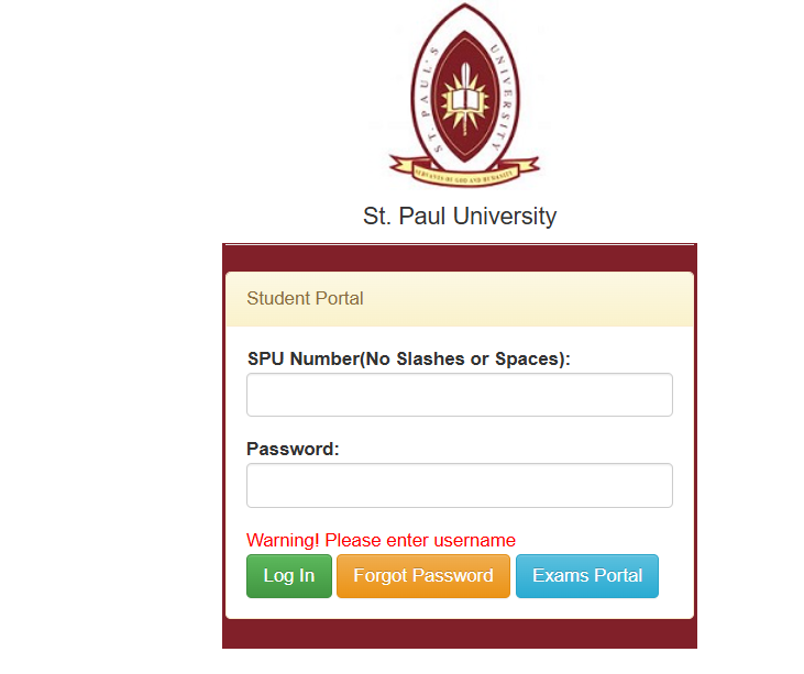 St. Paul’s University Student Portal Guide