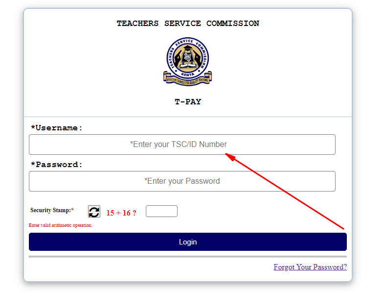 Tpay TSC Payslip Login and Account Creation Guide