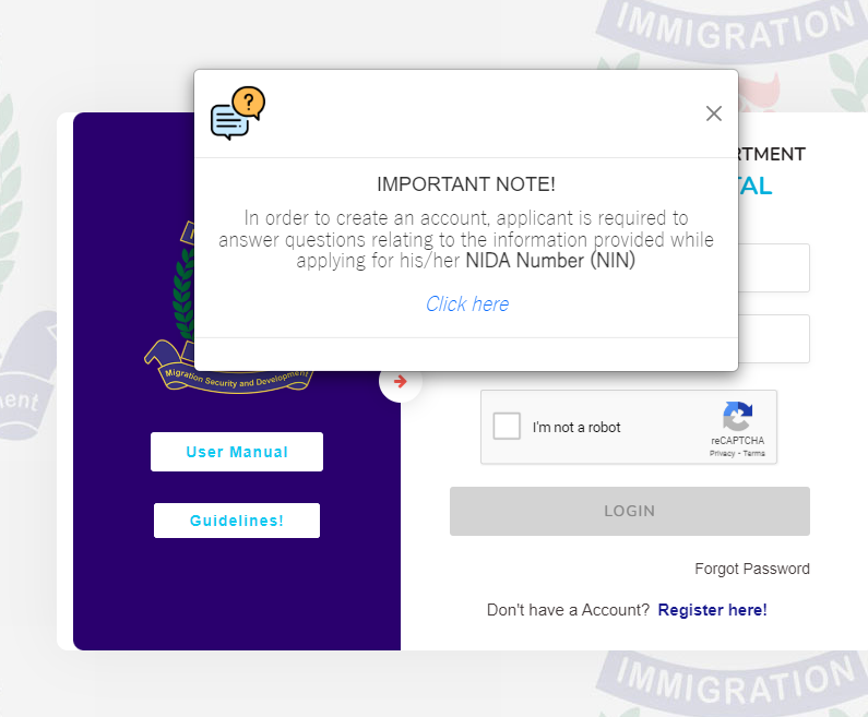 Register and Access the Uhamiaji E-Recruitment Portal Now